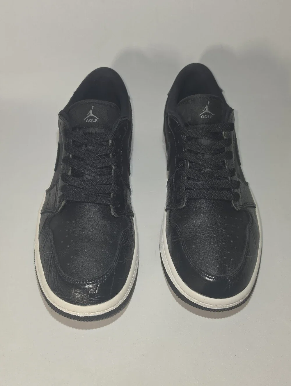 Nike Air Jordan 1 Low Golf - Black with White Sole